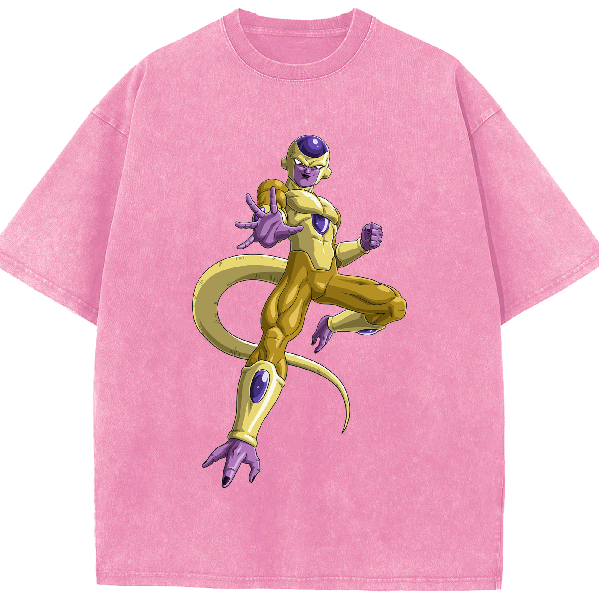 （画像用） ドラゴンボール フリーザ DRAGON BALL Frieza 綿100% ヴィンテージ風 半袖Tシャツ（フロントプリント）